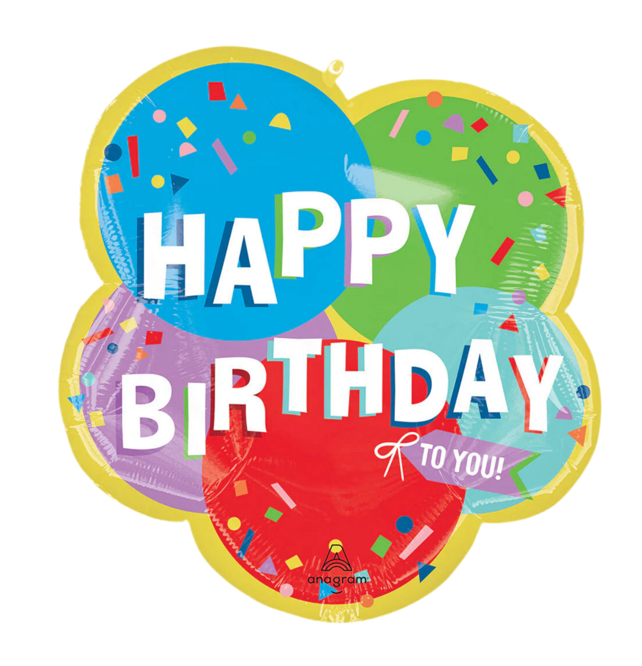 Anagram 25" Sunny Balloons Birthday